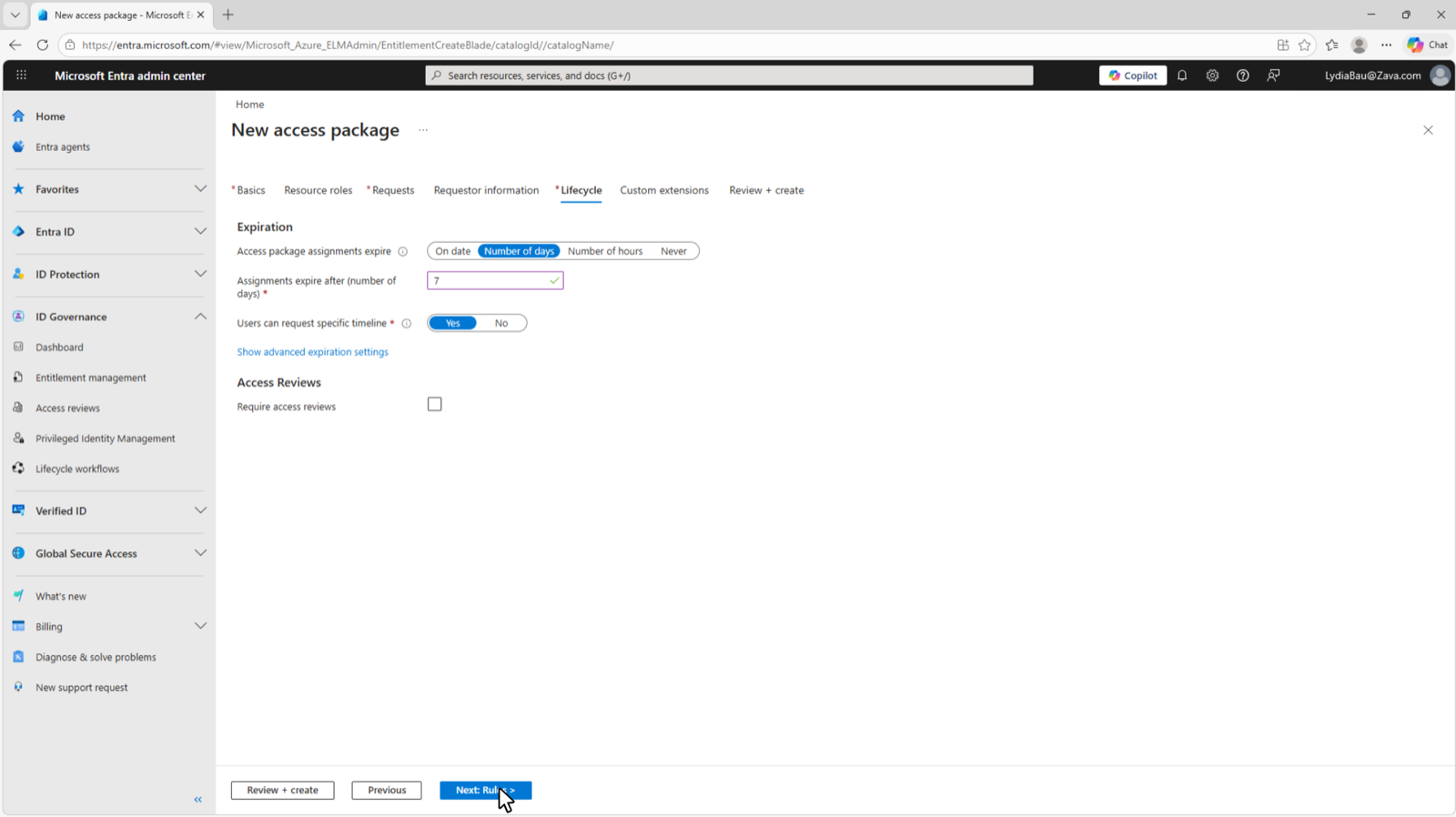 Lifecycle: assignments expire after seven days